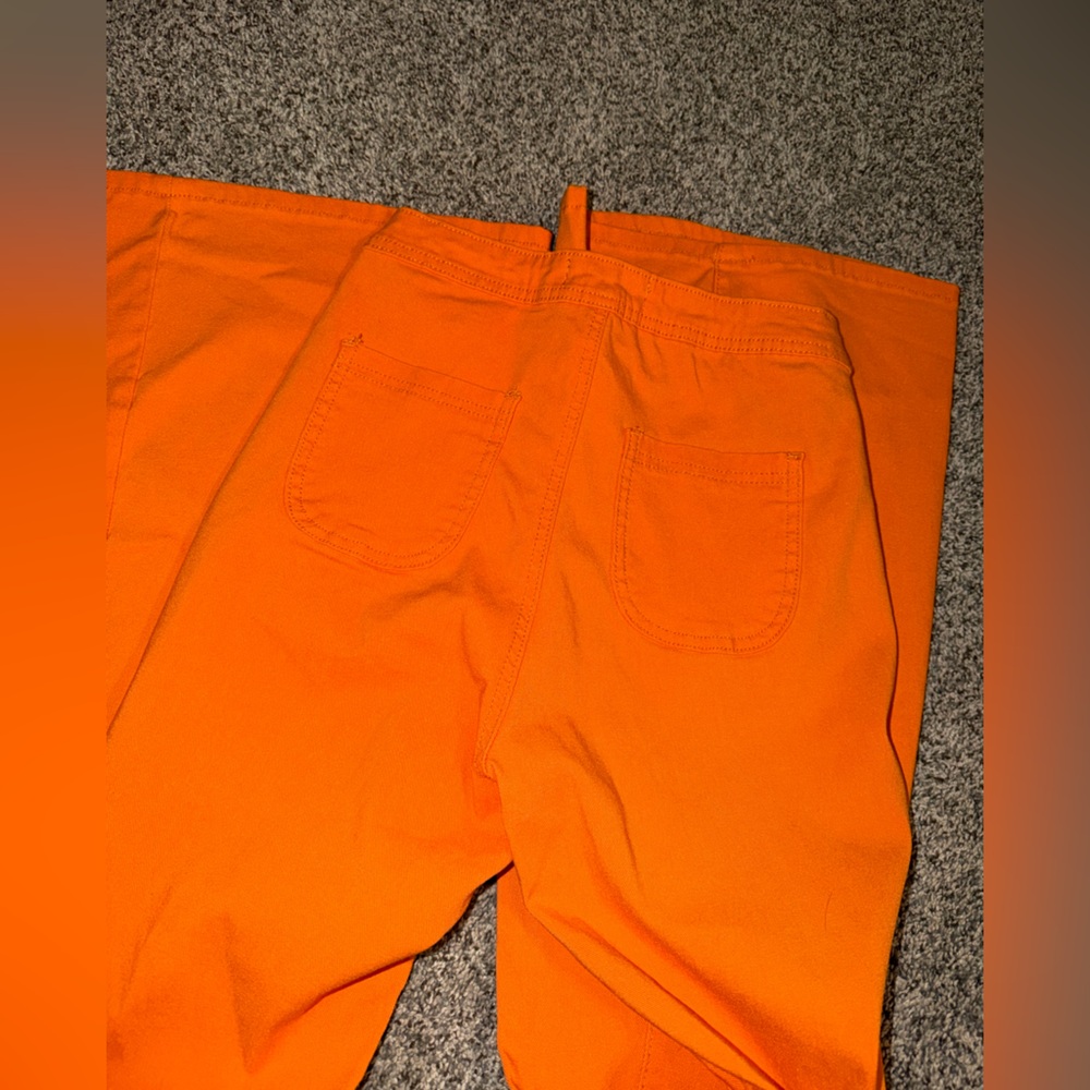 EUC WOMENS JCJQ MEDIUM STRETCH Orange Women's Jeans FLARES BOUTIQUE